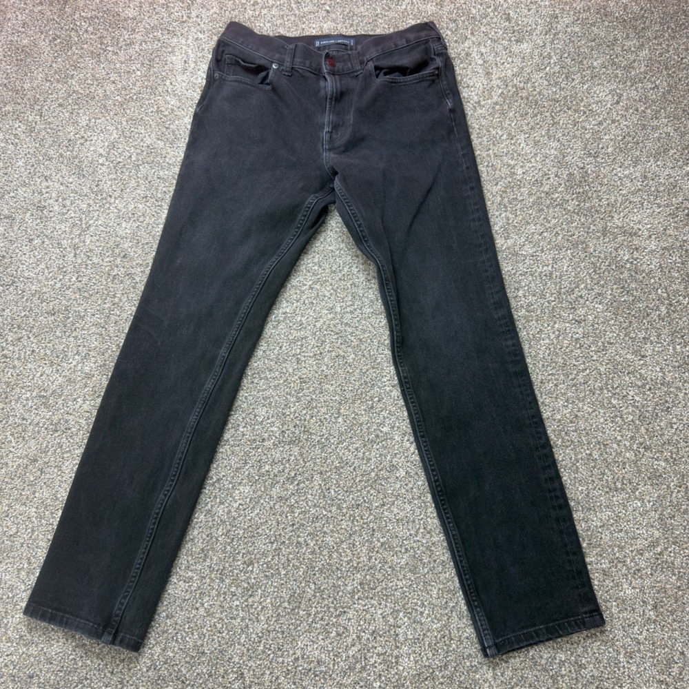 Everlane Uniform Mens Slim Jean Washed Black Organic Cotton Stretch 31 Casual‎